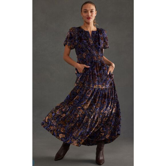 Anthropologie Velvet Somerset Dress size XS - Picture 1 of 6